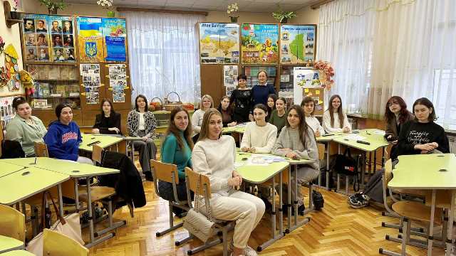 Ми з учителькою Тетяною Копкою